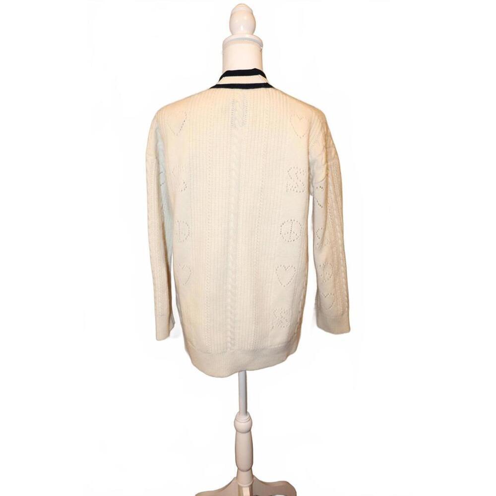 Sandro Pointelle Cardigan, size XS (oversized) NWT - Picture 4 of 6